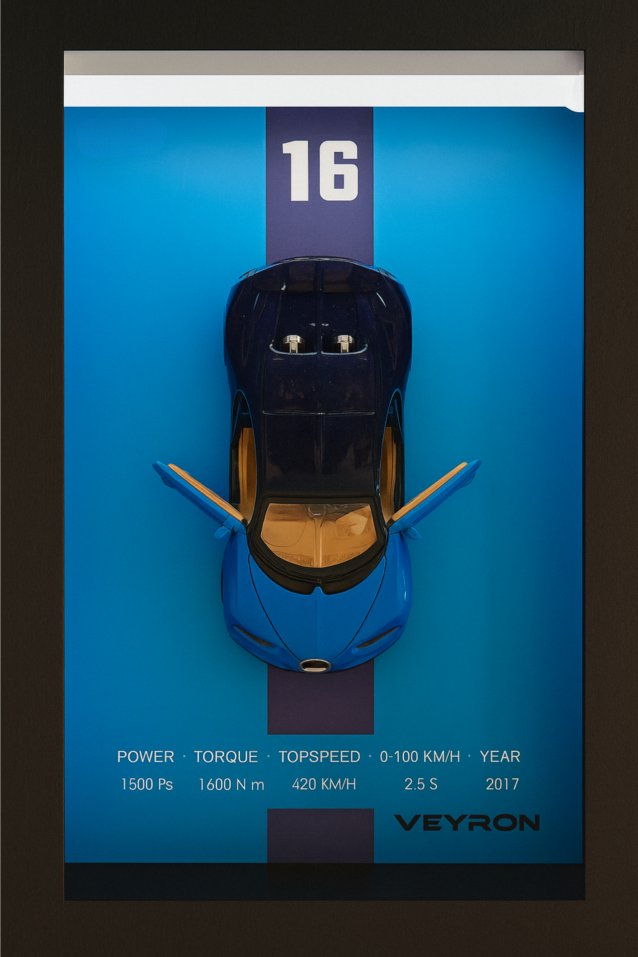 CUADRO COCHE 3D - GearBoxed®