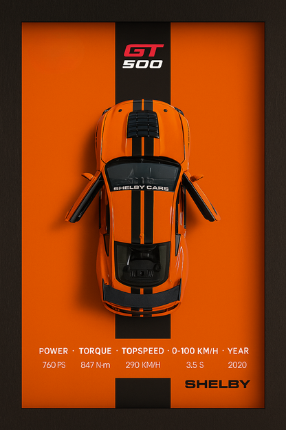 CUADRO COCHE 3D - GearBoxed®